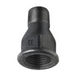E.E Malleable Pipe Fittings Reducer Black Iron | 1" BSPP Female Thread | 1/2" BSPT Male Thread | EEBFMR16/08 - FluidAirFittings