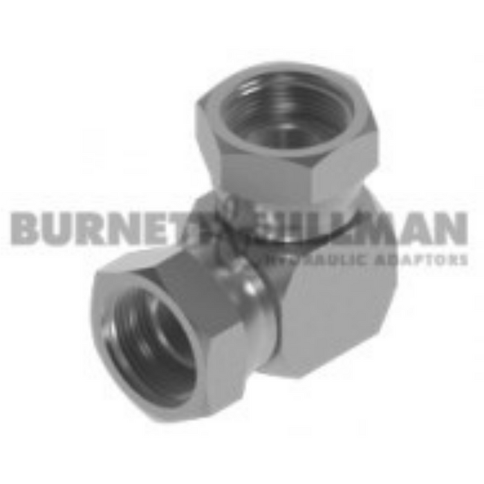 Burnett Hillman 90ºSwivel Compact Elbow | BSPP Female (a) 1/8" | BSPP Female (b) 1/8" | BUH-05025 - FluidAirFittings