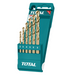 TOTAL 6 Piece HSS Din 338 Twist Metal Drill Bits Set  | TACSD0065 - FluidAirFittings