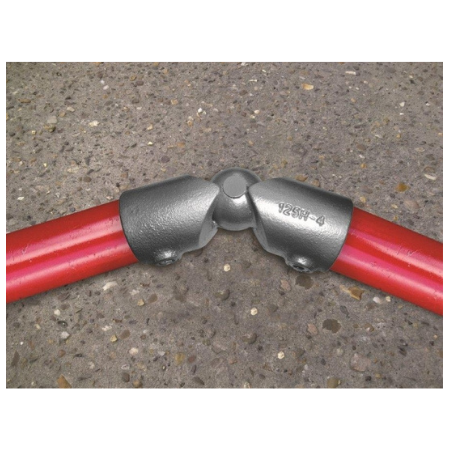 ITM Pipeclamp Handrail Range 90º deg 2 WaySwivel Elbow (125H) | Pipe-clamp Size 4 | 125H-4