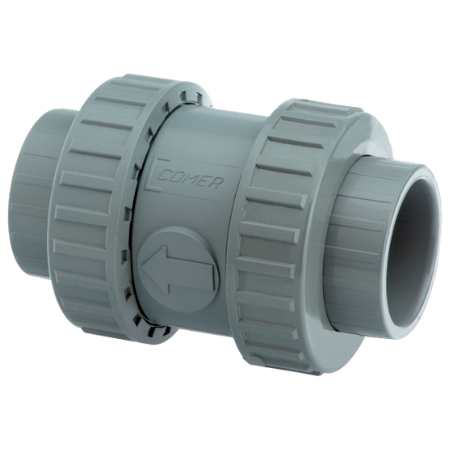 ABS Plain Double Union Stainless Steel Spring Check Valve (EPDM Seals) | Tube NB 1/2" | ITM-1167102Q