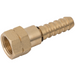 Oxy-Acetylene Hosetail | Safety Check Valve | 3/8" BSPP Left Hand Female Thread | 1/4" Hosetail | GAV06/04 - FluidAirFittings