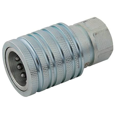 Holmbury Hydraulic - Coupling IAPC Series -  ISO A Connect Under Pressure Female Carrier | 1/2" BSP | IAPC12-F-08G