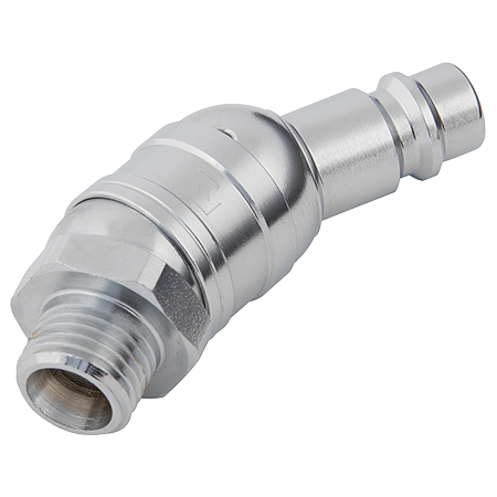 Rectus Zinc Plated 25KA/26KA Series Adaptor Rotating Joint Interchanges with Rectus 26 1600/1625, Tema 1600, Cejn 320 and Jwl 520/530. | 1/4" BSPP Male x 1/4" BSPP Female | FA13A13ISPN