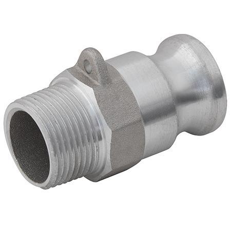 Cam & Groove Couplings Aluminium Male Threaded Plug Type F | Size 1.1/4" | F20AL