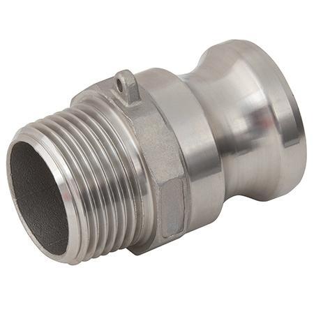 Cam & Groove Couplings Stainless Steel Male Threaded Plug Type F. | Size 1/2"  | F08SS