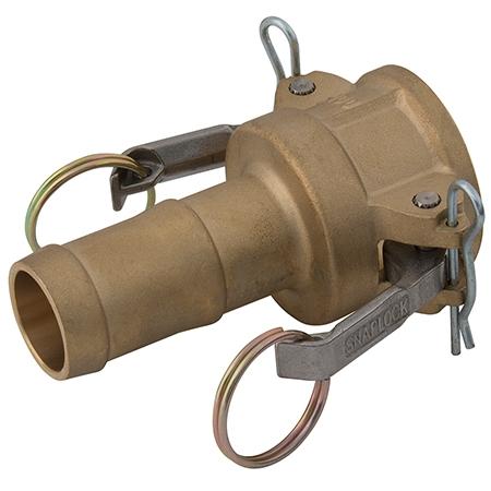 Cam & Groove Couplings Brass Hose Tail Lever Coupling Type C | Size 3/4" | C12B - FluidAirFittings