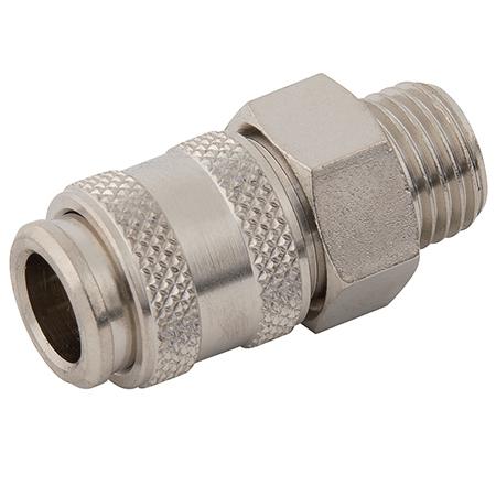 PCL Mini Couplings 21 Series BSPP Male | 1/4" BSPP Male | AC11CM
