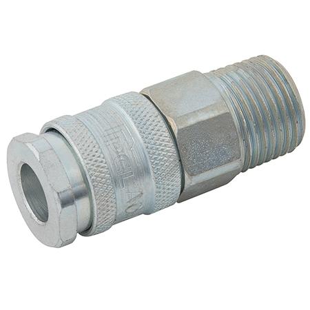 PCL ISO-B12 Couplings 23 & 24 Series  | 1/4" BSPT Male | AC75CM