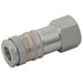 Pneumatic Quick Fit BE-23 ISO Couplings | BSPP 1/4" Female | B2304F - FluidAirFittings