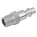 Pneumatic Quick Fit BE-23 ISO Adaptors  | 1/4" BSPT Male Safety | B2304MPS - FluidAirFittings