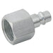 Pneumatic Quick Fit BE-25 Steel Adaptors | 1/4" BSPP Female | B2504FP - FluidAirFittings