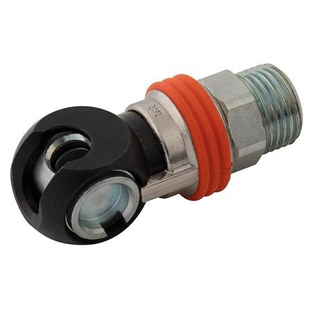 Pneumatic Quick Fit OETICKER 25 & 26 Series SC Type C Swing Coupling | 3/8" BSPP Male | 20500352