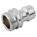Water Quick Fit Coupling 1/2'' Range Nickel Plated Male Adaptor | 1/2" BSPP | NPM08/08 - FluidAirFittings