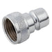 Water Quick Fit Coupling 1/2'' Range Nickel Plated Female Adaptor | 3/4" BSPP | NPF12/08 - FluidAirFittings