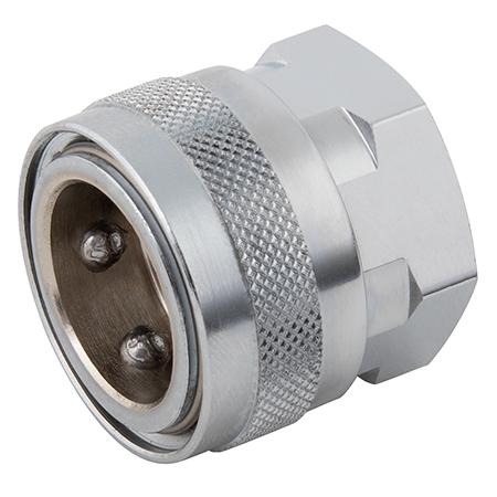 Water Quick Fit Coupling 3/4'' Range Nickel Plated Female Coupling  | 3/4" Non Valved  | NCF12/12V