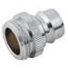 Water Quick Fit Coupling 3/4'' Range Nickel Plated Male Adaptor | 1/2" BSPP Male Plug | NPM08/12 - FluidAirFittings