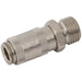 Rectus 20KA Series Coupling Metric & BSPP Male | 1/8" BSPP Male | 20KAAW10MPN - FluidAirFittings