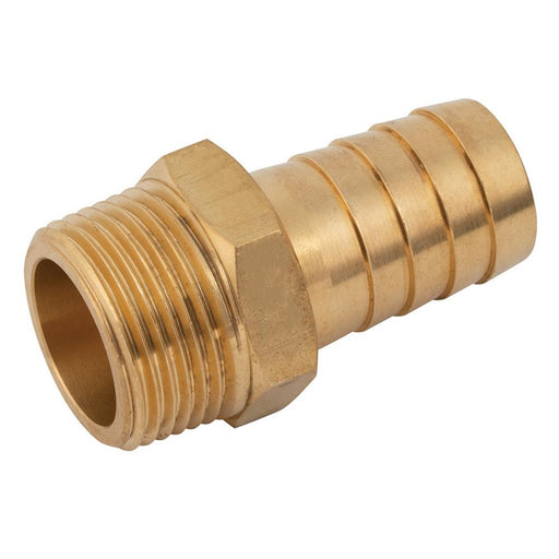 Brass Male Hosetail | 1.1/2" BSPT Male | Hosetail 1.1/4" (32mm) | MH24/20 - FluidAirFittings