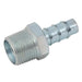 Swivelel Male, Steel Plated Hosetail | 1/4" BSPT Male | Hosetail 1/4"  | MH04/04S - FluidAirFittings