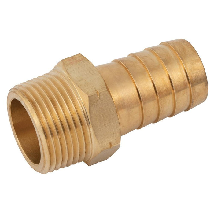 Brass Male Hosetail NPT Thread | 1/8" NPT Male | Hosetail 1/8" (3mm) | MHN02/02