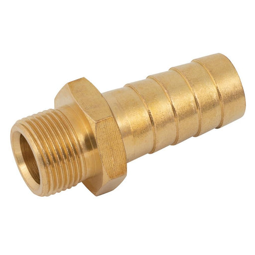Brass Hosetail Metric Male | M10x1.0 | Hosetail 3/8" (10mm) | MHM10/06 - FluidAirFittings