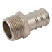 Nickel Plated Hosetail | 1/2" BSPT Male | Hosetail 10mm | MC1/2-10 - FluidAirFittings