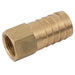 Brass Female Hosetail | 1/4" BSPP | Hosetail 3/16" (5mm) | FFH04/03 - FluidAirFittings