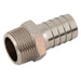 Nickel Plated Hosetail | 3/4" BSPT Male | Hosetail 3/4" (19mm) | MH12/12NP - FluidAirFittings