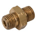 Brass Equal  Male Connector | Metric M10x1.0 | ECM10 - FluidAirFittings