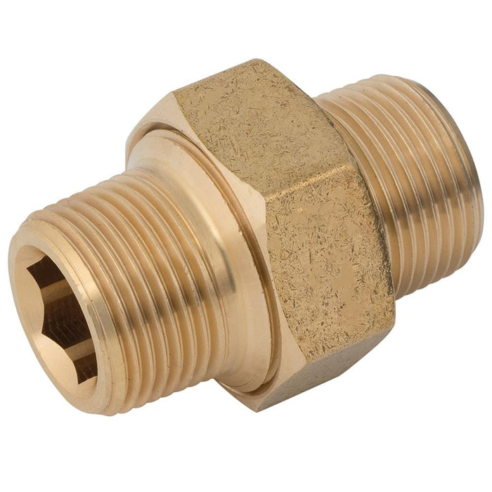 Aignep Brass Breakable Joint | 3/4" BSPT Male-1 | 3/4" BSPT Male-2 | BR12/12 - FluidAirFittings