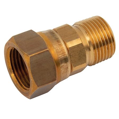EqualSwivel Connector 60° Cone Seat | 1/8" BSPT Male | 1/8"BSPP Female | MFESWC02