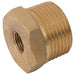 Brass Bush | 1" BSPT Male | 1/4” BSPP Female | MFB16/04 - FluidAirFittings