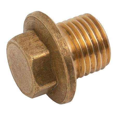 Brass Flanged Plug | 1.1/4" BSPP Male | FP20