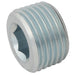 Steel Zinc Plated Allen Key Plug | 3/8" BSPT Male | SAK06 - FluidAirFittings