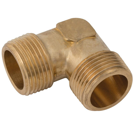 Brass Equal Elbow | 1/4" BSPT Male | MML04 - FluidAirFittings