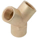 Brass Equal 'Y' Branch | 1/4" BSPP Female | FY04 - FluidAirFittings