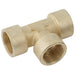Brass Equal Tee | 3" BSPP Female | FET48 - FluidAirFittings