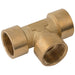 Brass NPT Equal Tee | 1/8" NPT Female | FETN02 - FluidAirFittings
