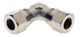 Aignep Nickel Plated Elbow Connector | 12mm Tube O/D | 926012 - FluidAirFittings