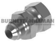 Burnett Hillman JICSwivel Adaptor | 3/8" BSPP Female | 9/16" JIC Male | BUH-01603 - FluidAirFittings