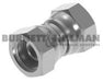 Burnett Hillman BSPPSwivel Female Adaptor | 3/8" BSPP Female (a) | 1/2" BSPP Female (b) | BUH-01733 - FluidAirFittings