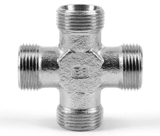 Parker EO Union Cross 24 deg Flareless Tube O/D 6-28 Pressure Rating  315-630 Bar | 12 | K15LCF - FluidAirFittings