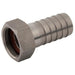 Stainless Steel Flat Face Hosetail | 2" BSPP Female | 2" Hose I/D | SSFHW32/32 - FluidAirFittings