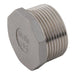 Stainless Steel Hexagon Plug | 1.1/2" BSPT Male | SSPBT24 - FluidAirFittings