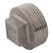 Stainless Steel Square Headed Plug | 1.1/2" BSPT Male | SSQPBT24 - FluidAirFittings