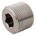 Stainless Steel Allen Key Plug | 1/8" NPT Male | SSAKN02 - FluidAirFittings