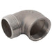 Stainless Steel Street Elbow | 2" BSPT Male | 2" BSPP Female | SSMFL32 - FluidAirFittings