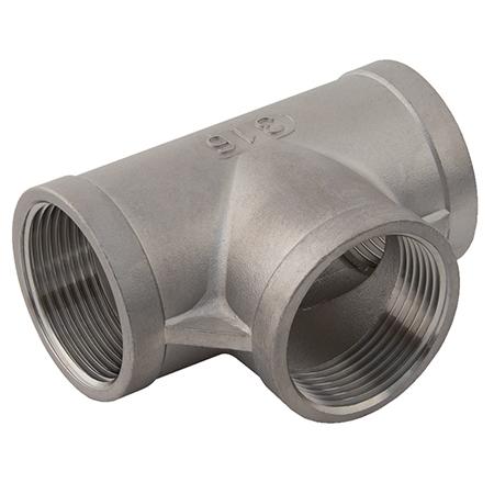 Stainless Steel Equal Tee | 3/4" BSPP Female | SSFET12 - FluidAirFittings
