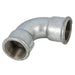 E.E Malleable Short Bend 90º Galvanised | 1.1/2" BSPP Female Thread | EEGSBF24 - FluidAirFittings